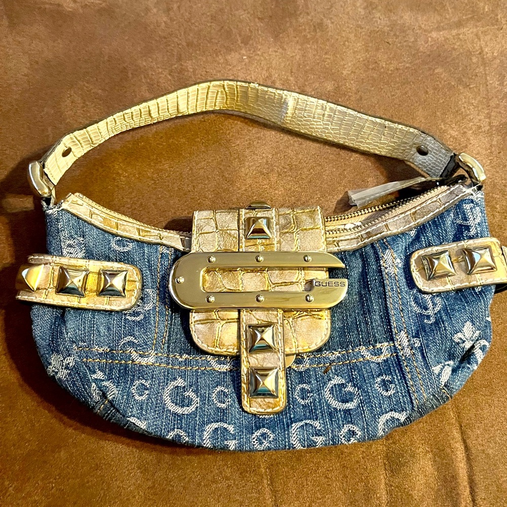 Small Denim Guess handbag